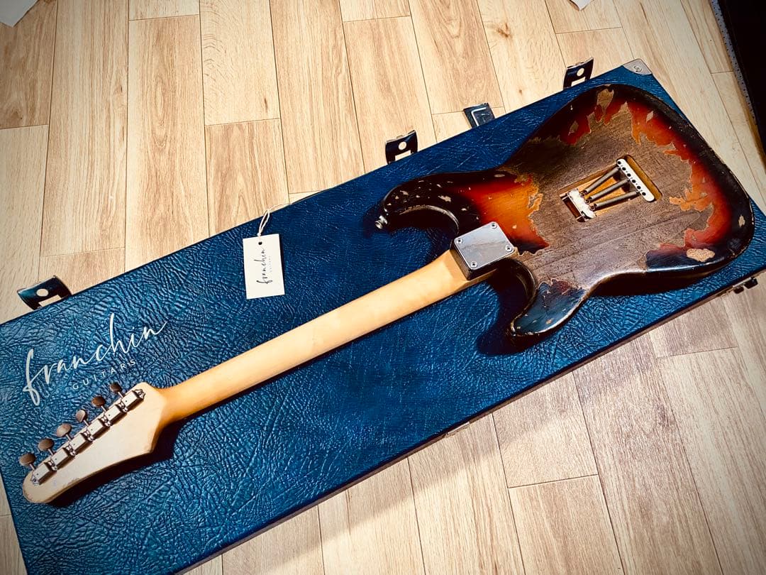 franchin guitars mercury ストラト　イタリア製