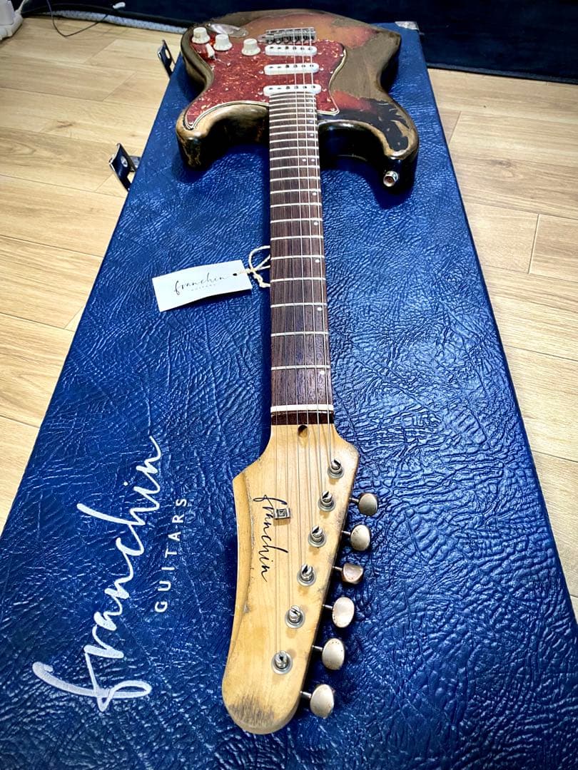 franchin guitars mercury ストラト　イタリア製