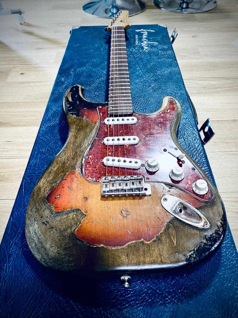 franchin guitars mercury ストラト　イタリア製