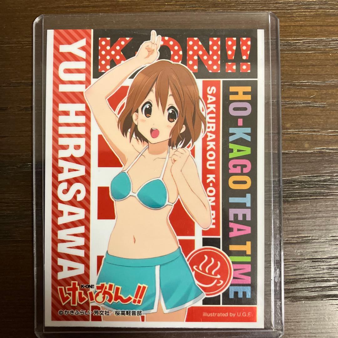 プレシャスメモリーズ　けいおん　平沢唯　直筆サインカード