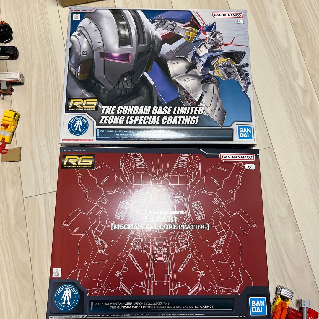RG ガンダムベース限定 ジオング 限定 RG サザビー メカニカルコアメッキ