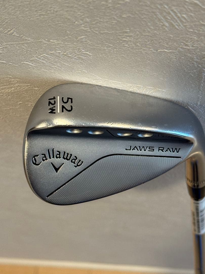【送料込・良品】キャロウェイ JAWS RAW 52° 12W スピン◎