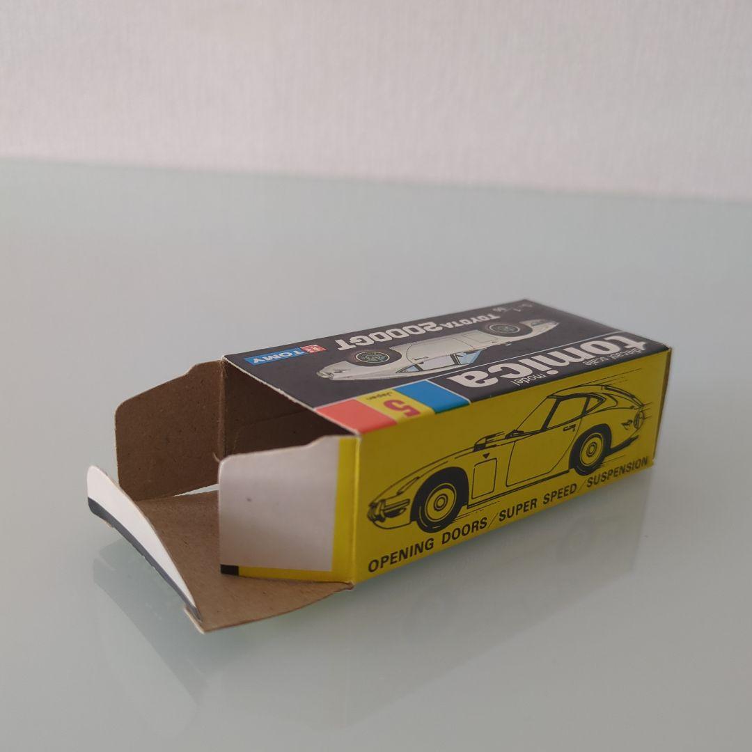 【美品】黒箱トミカ トヨタ2000GT 1/60