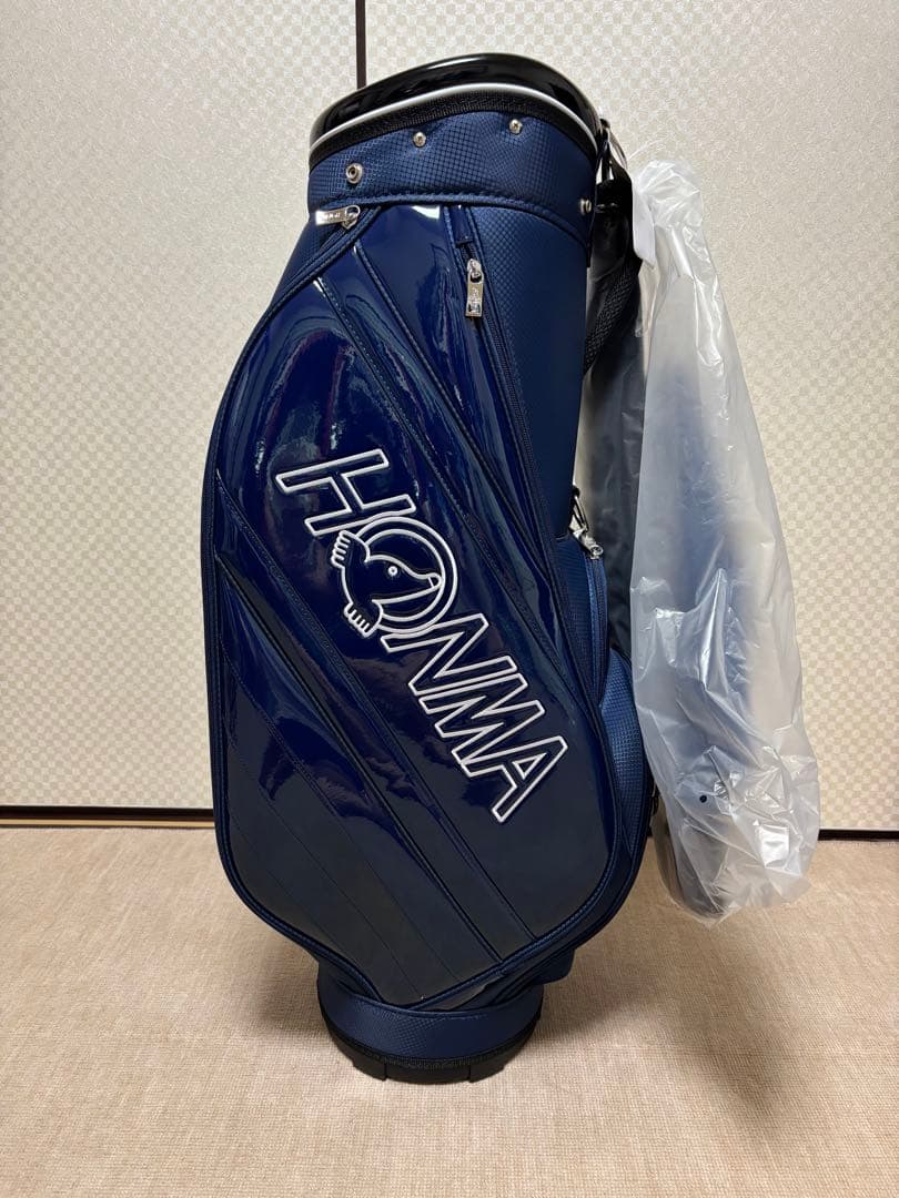 【新品】HONMA(本間ゴルフ)キャディバッグ CB12412 ネイビー9.0型