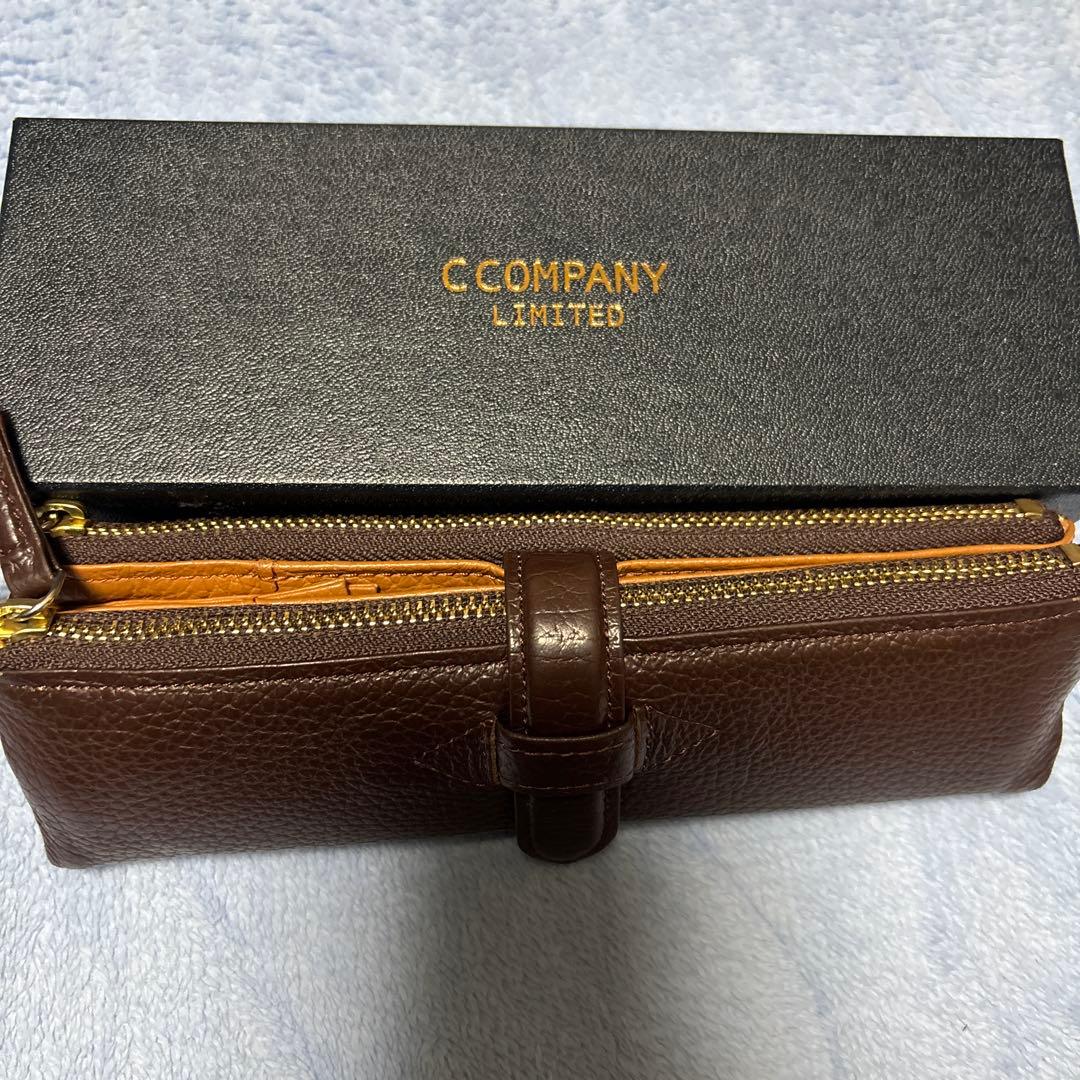cカンパニー　　ルポペンケース　　ダークブラウン
