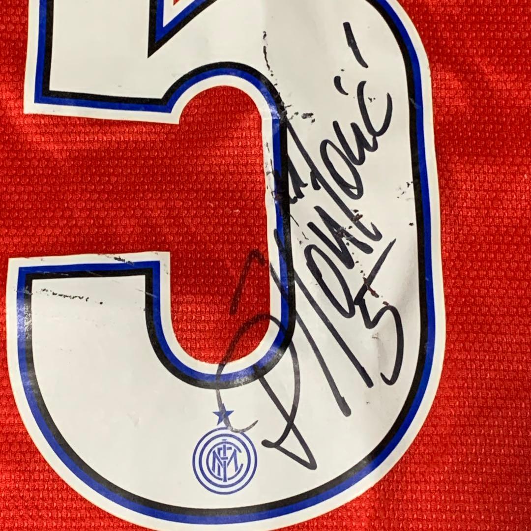 12/13 インテル　アウェイユニフォーム　スタンコビッチ　サイン入り　EL仕様