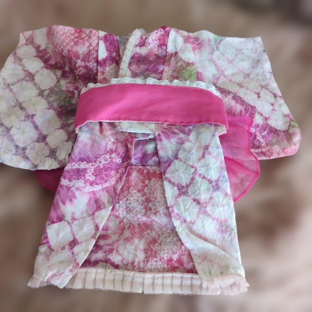 最終お値下げ♥️petittiara有松絞り浴衣、2Sサイズ新品