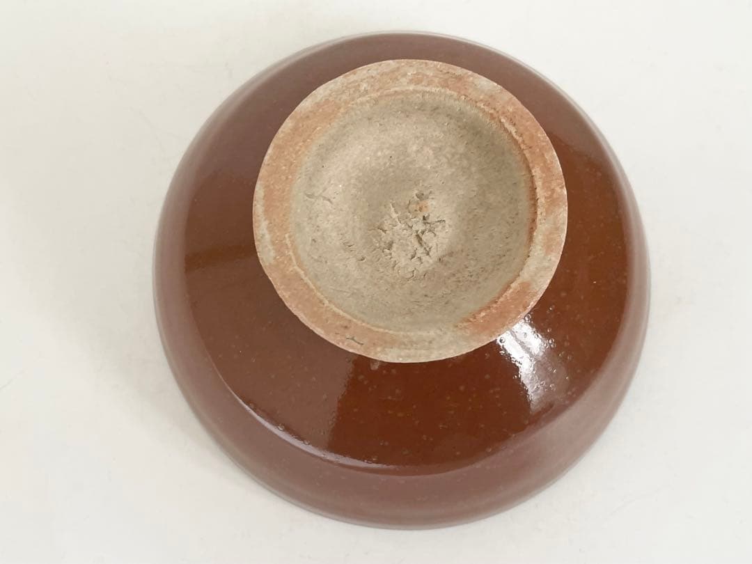 陶芸家　小山冨士夫　小山富士夫　古山子　柿釉　茶碗　茶碗　茶盌　抹茶碗　共箱