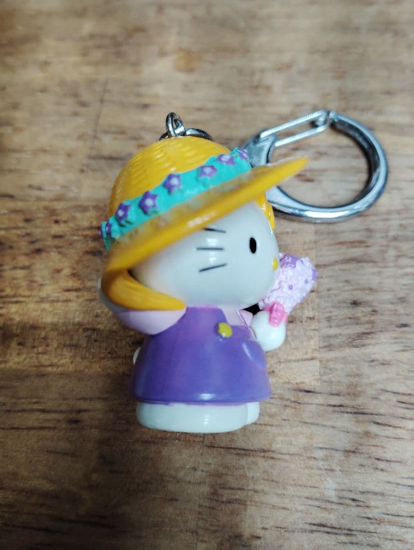 希少 レア 北海道限定 ハローキティ ラベンダー キーホルダー 2002