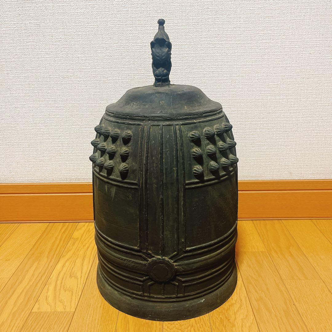 古銅製 半鐘 吊鐘 釣鐘 梵鐘 寺院 仏閣 古美術