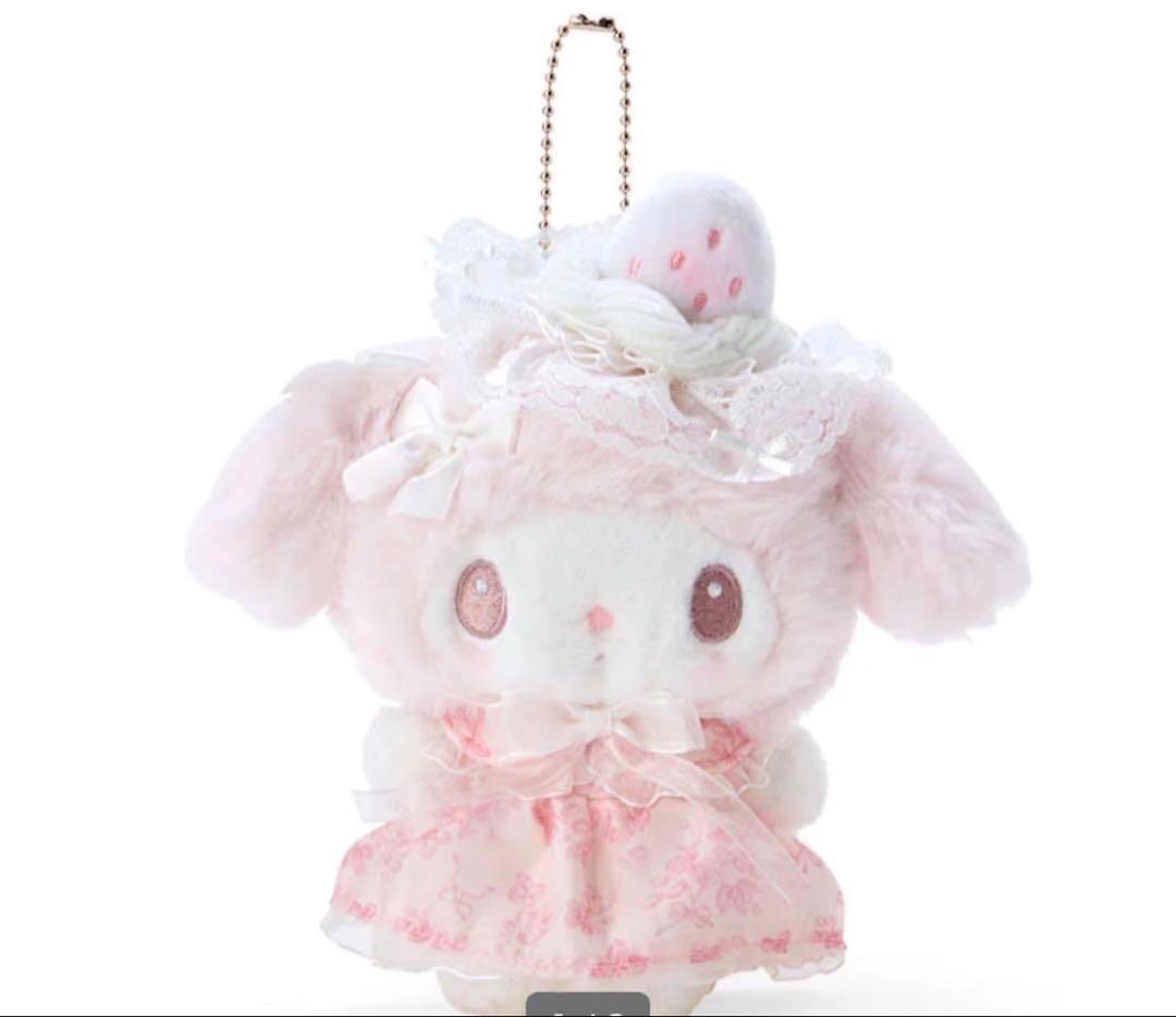 マイメロディ 白いちごのティータイム マスコット マイメロ