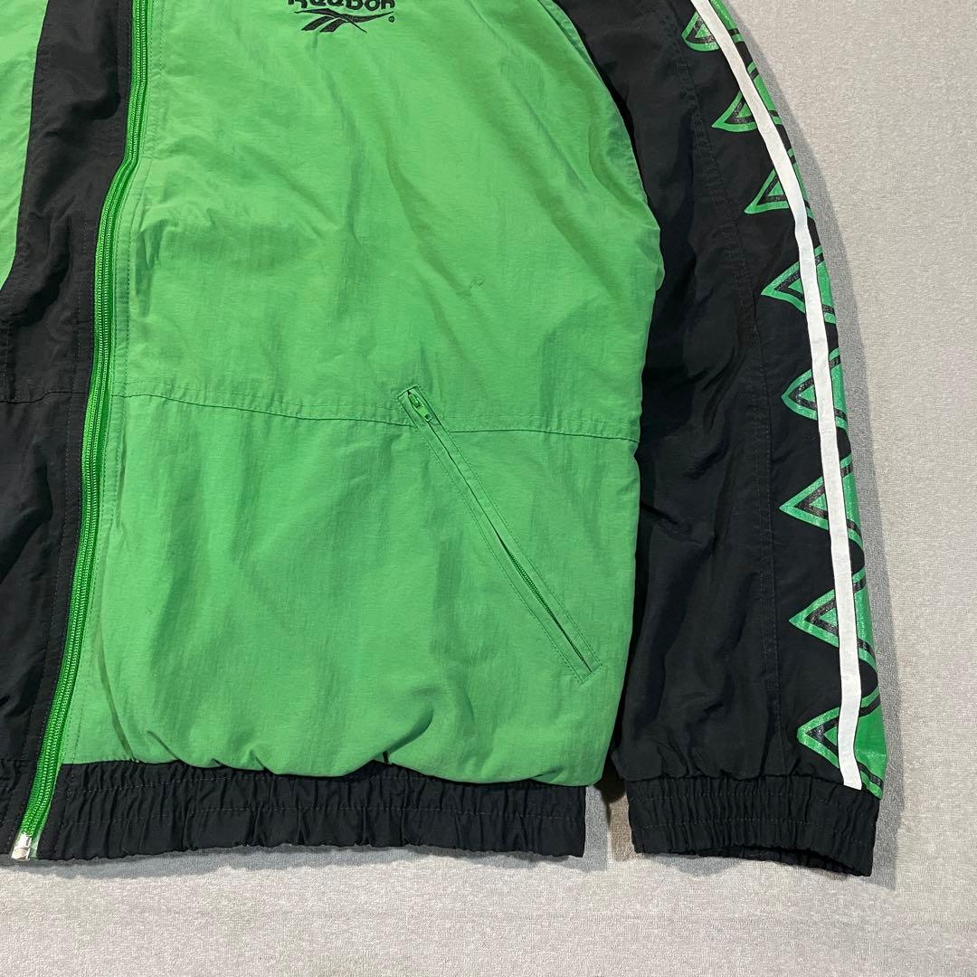 【激レア!90s】Reebokナイロンジャケット L ボルシアMG 緑