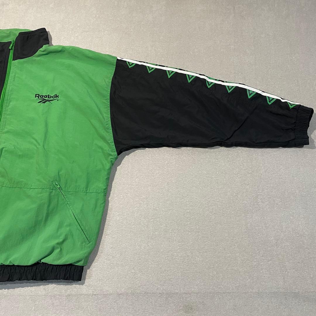 【激レア!90s】Reebokナイロンジャケット L ボルシアMG 緑