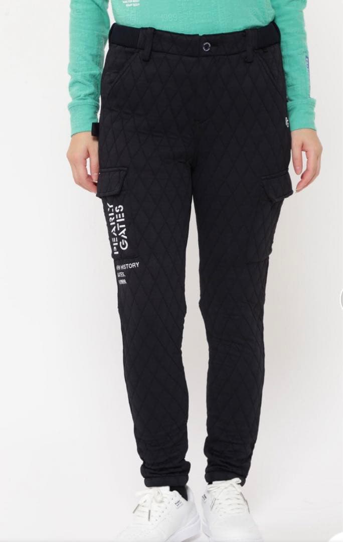 【PEARLY GATES】 ポリエステルキルトジャガードパンツ　大人気☆完売