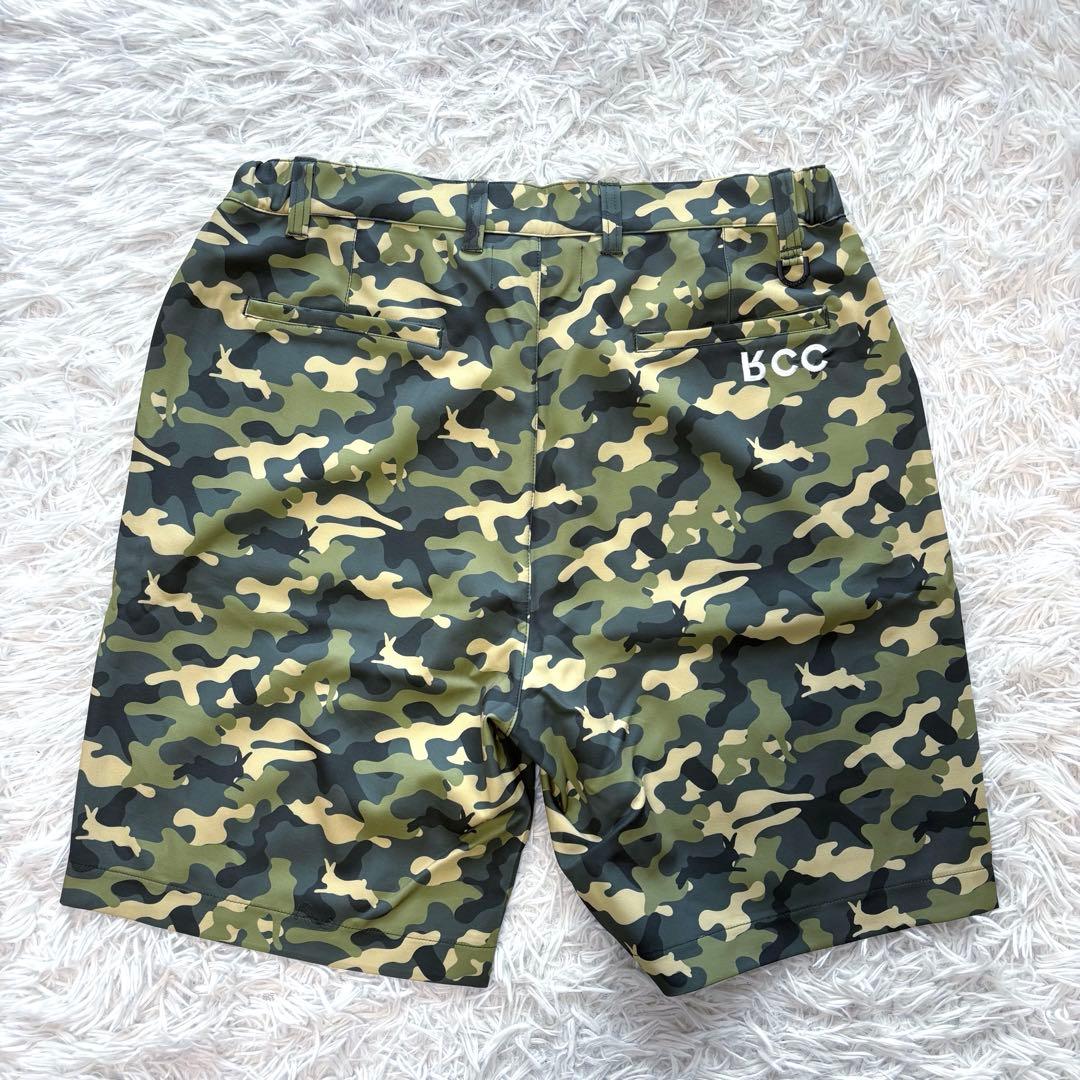 新品未使用 FR2 ゴルフ ハーフパンツ 迷彩 総柄 ショートパンツ