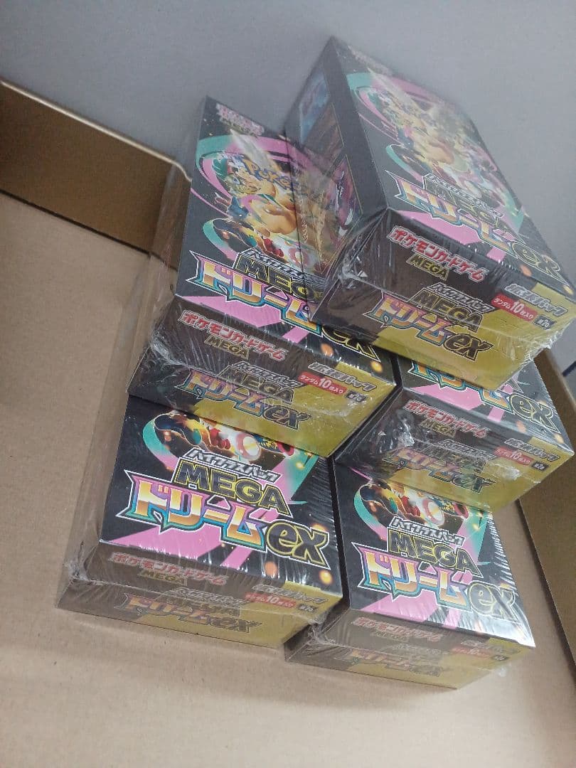 ポケモンカードゲーム メガドリームEX 5BOX 新品未開封 シュリンク付き