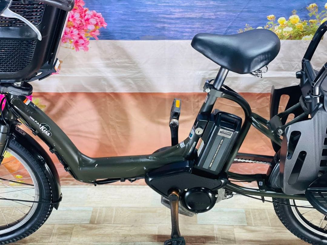 ヤマハパスキス⭐️人気モデル！子供乗せ電動アシスト自転車Y3055
