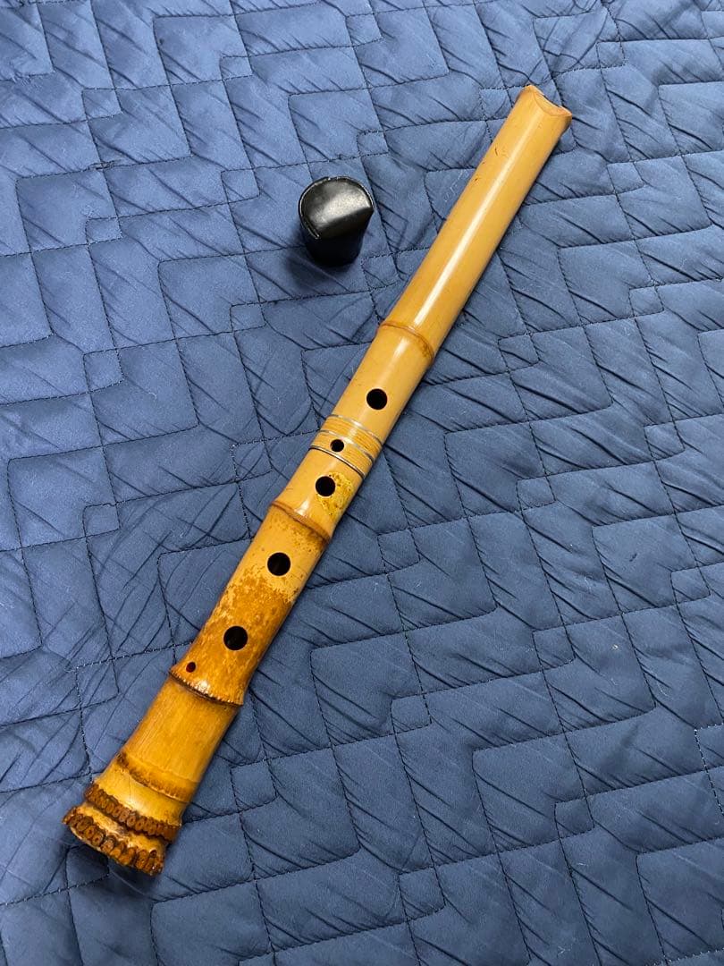 誠和銘尺八　6寸菅　7孔仕上げ