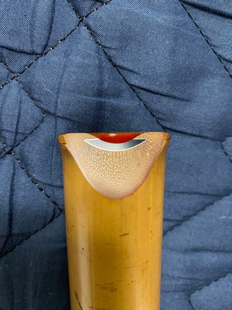 誠和銘尺八　6寸菅　7孔仕上げ