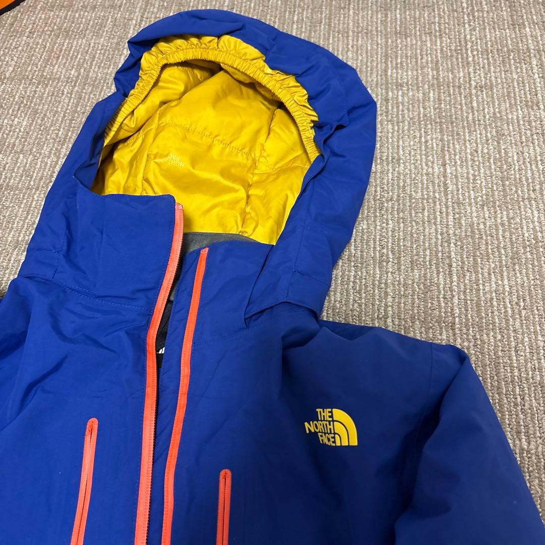 値下げ美品THE NORTH FACE スキーウェア 青/黄