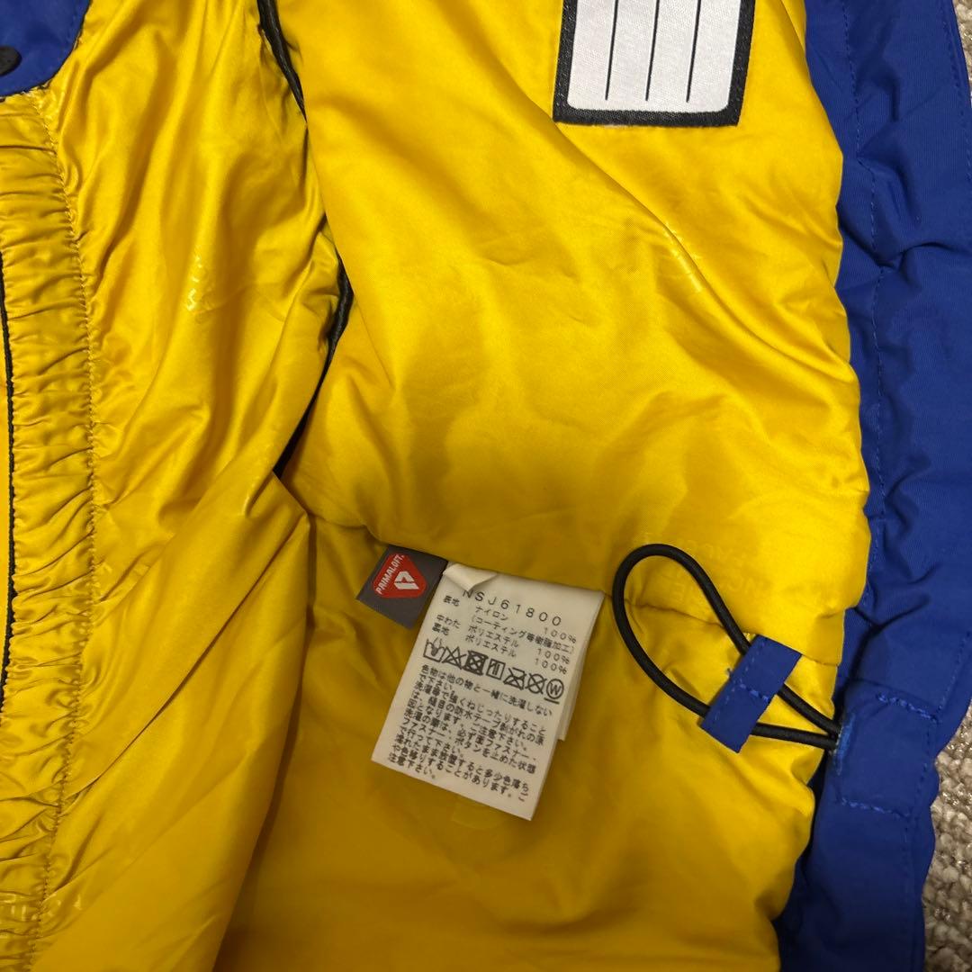 値下げ美品THE NORTH FACE スキーウェア 青/黄