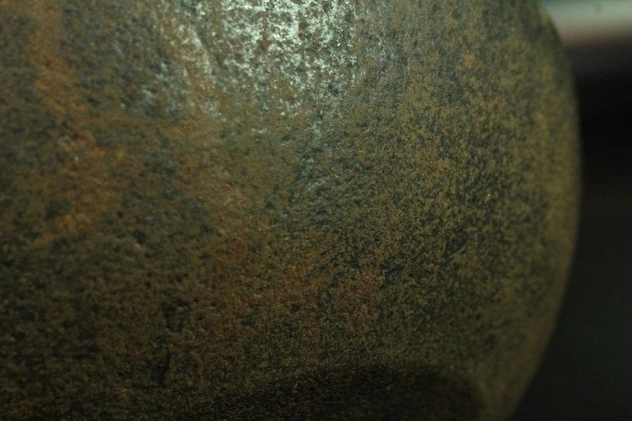 茶道具 富士釜 元禄時代 弥五郎作 大西清右衛門 識(K-A396)