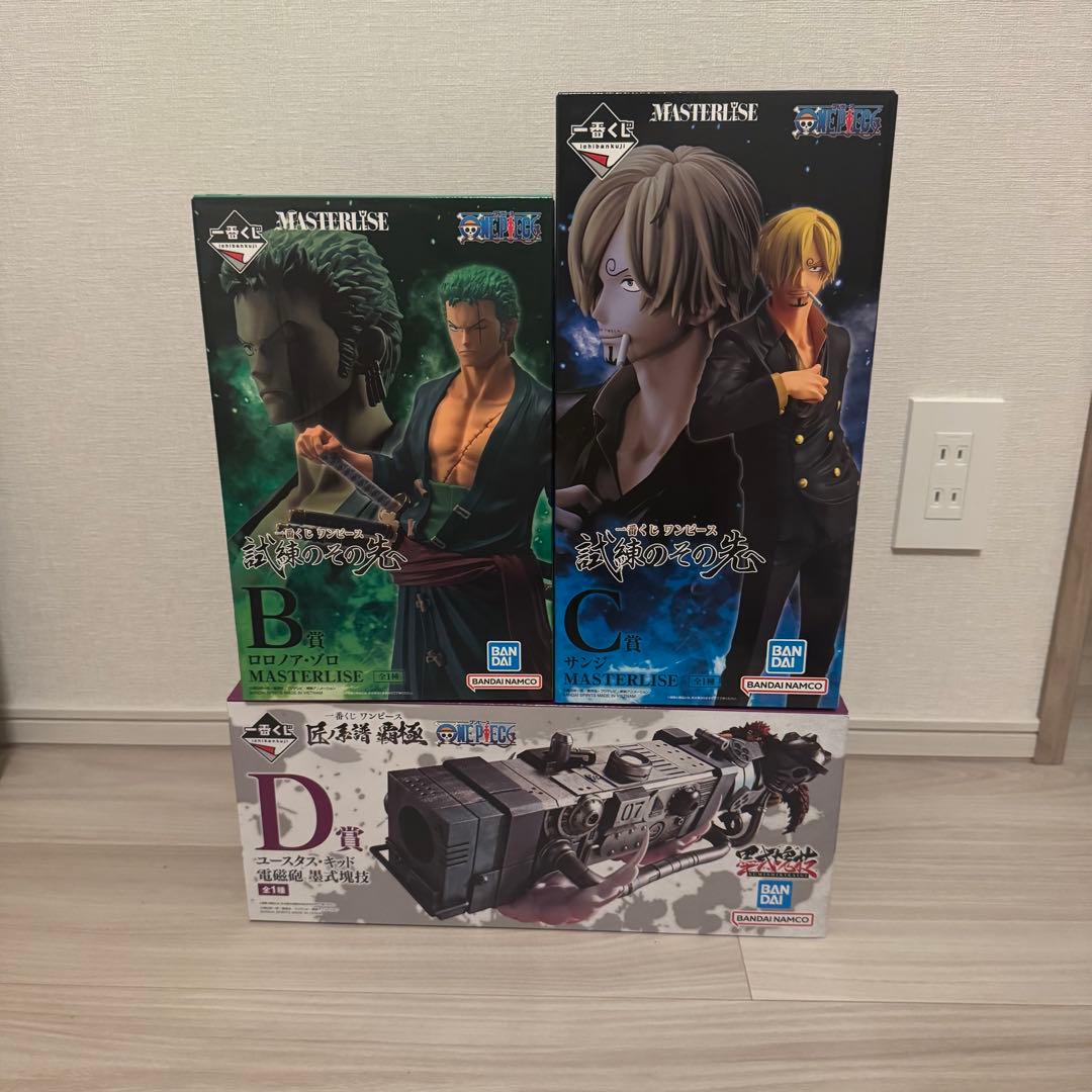 ワンピース 一番くじ ゾロ サンジ キッド