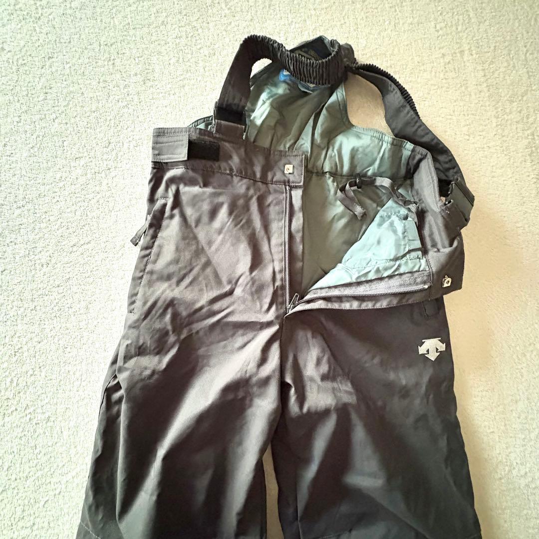 150 デサント　スキー　スノーボード　上下セット　イエロー　グレー　ジュニア