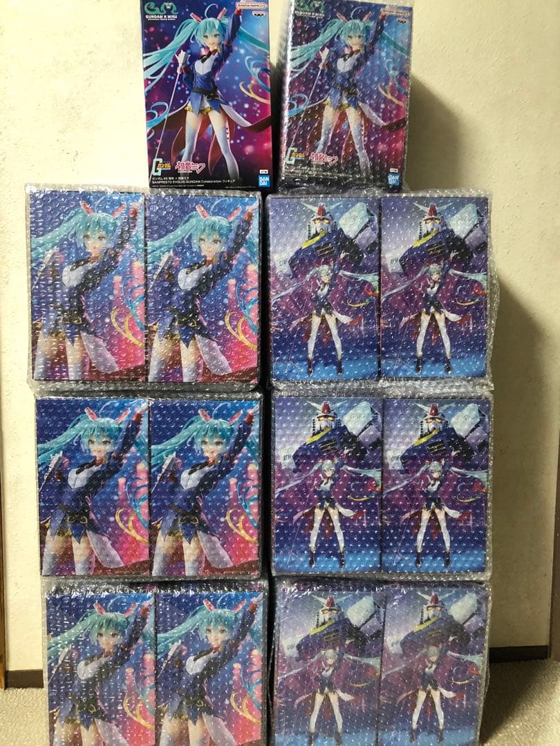 GUNDAM X MIKU コラボ フィギュア　初音ミク　14個セット