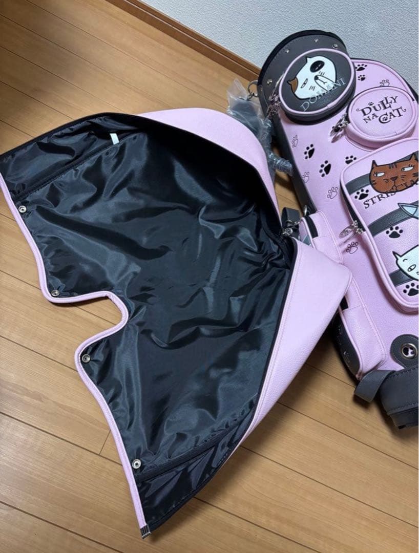 【新品】ダリーナキャット キャディバッグ　DN-CB03 ピンク 可愛いい