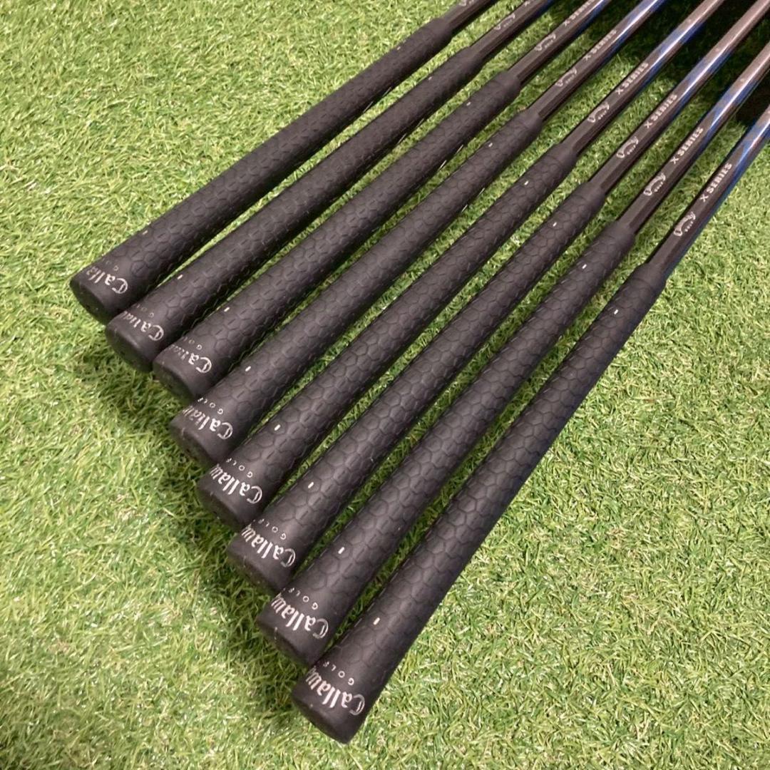 Callaway X20 アイアンセット　8本　純正カーボン　5-9PAS