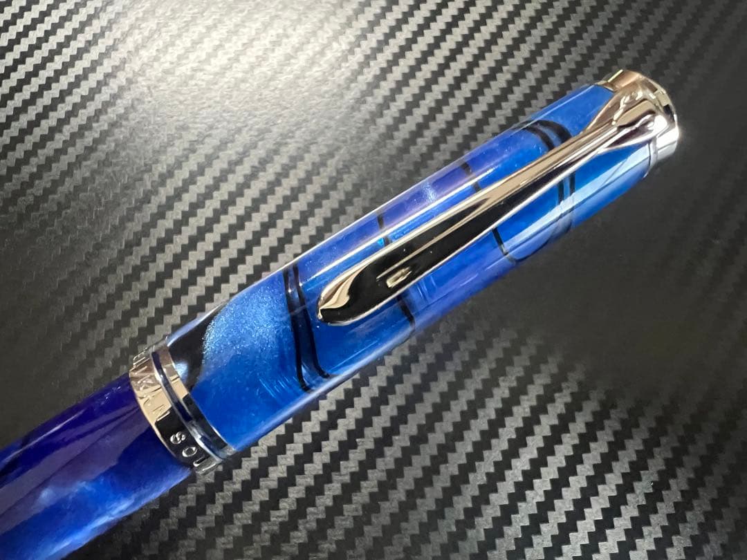 ペリカン 未使用品 M805 ブルーデューン EF 万年筆