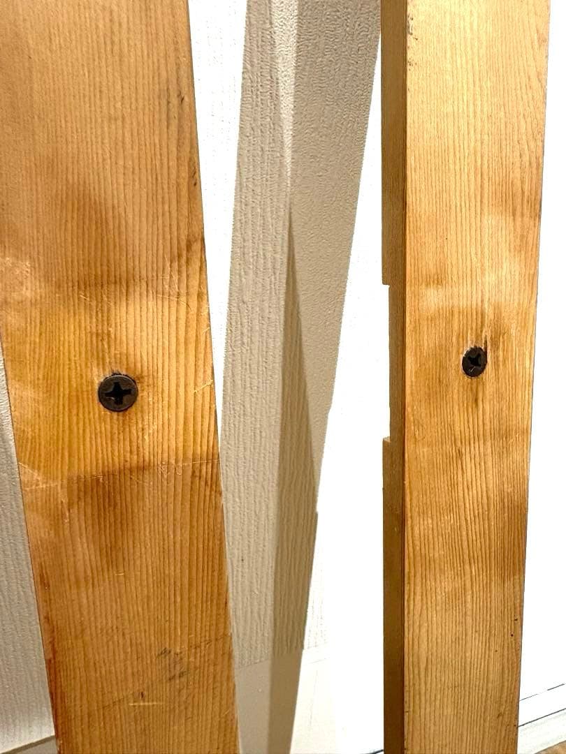 M120号　木枠　杉材　ネジ付き（2コ）