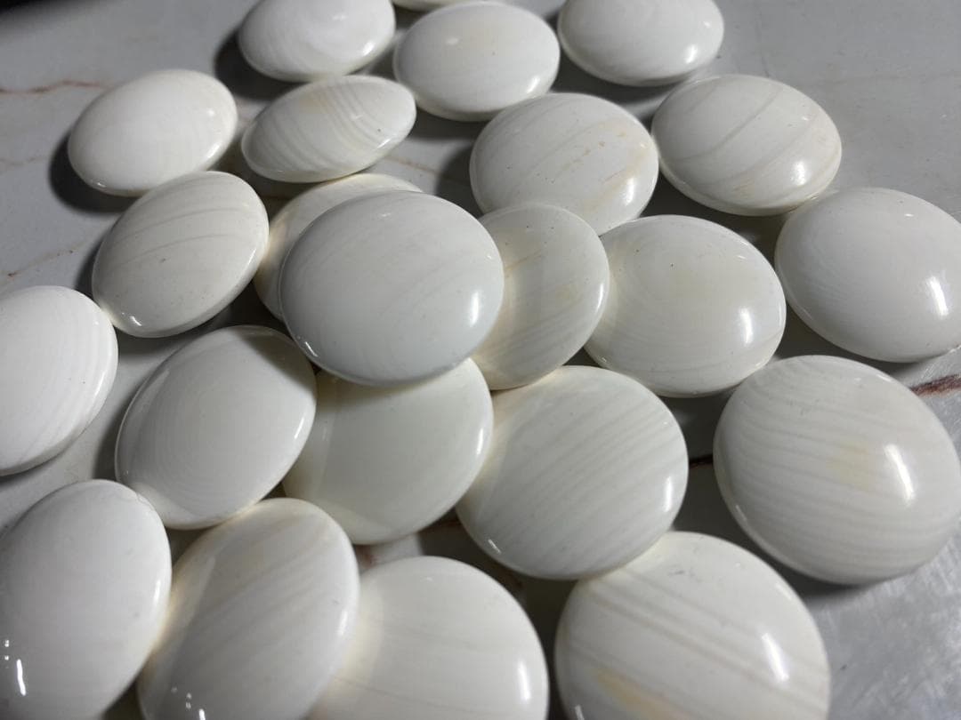 A353◆囲碁 碁石 碁笥「那智黒 ハマグリ 蛤」