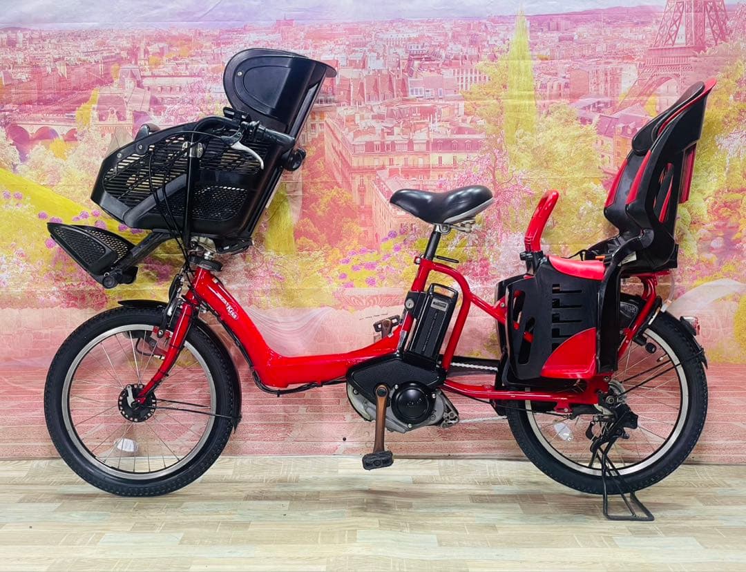 ZK3358 電動自転車 ヤマハ パスキス 子供乗せ 20インチ 送料無料