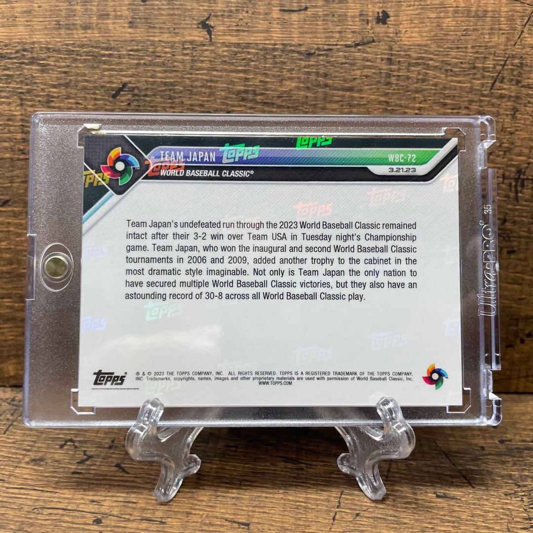 WBC topps now 激レア 世界10枚限定  日本優勝記念 大谷翔平