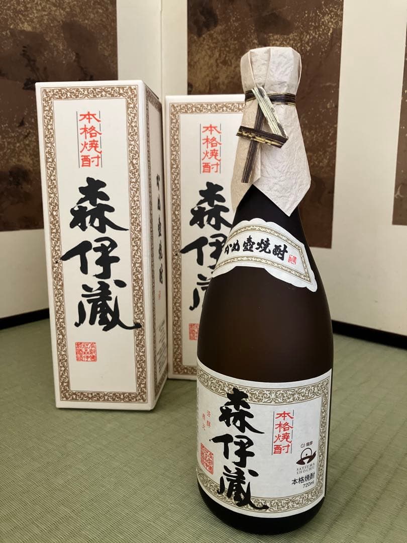 森伊蔵 本格焼酎 720ml 25度　化粧箱付き