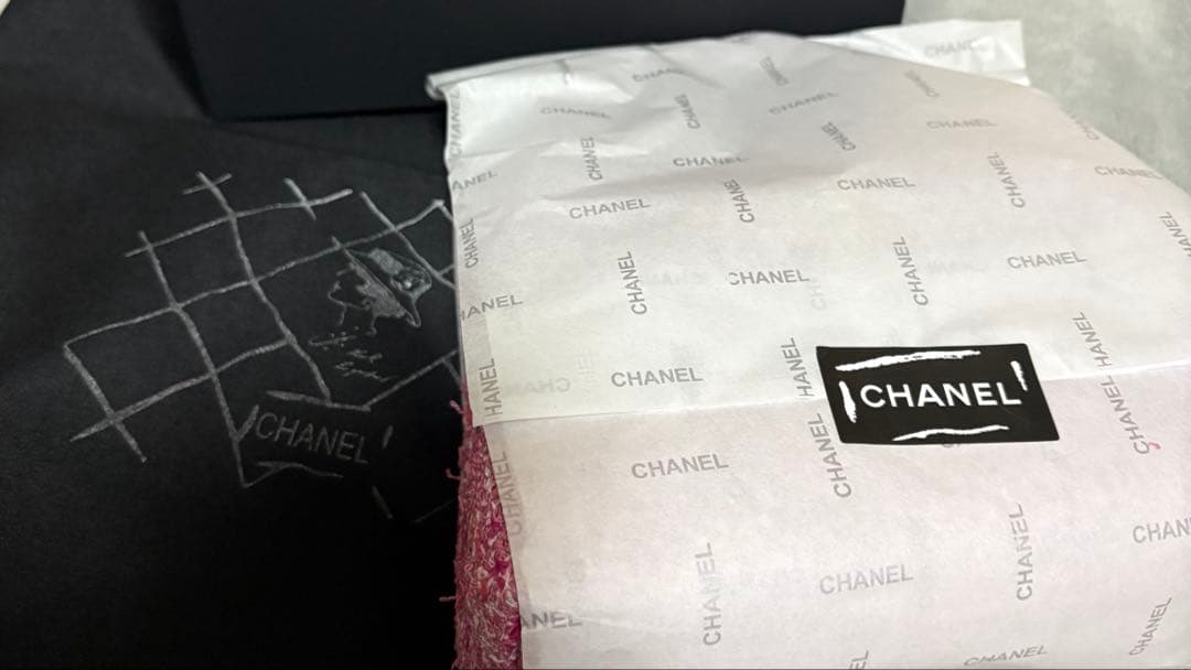 【激レア】シャネル ツイード ハンドバッグ ピンク ノベルティ　ショルダーバッグ