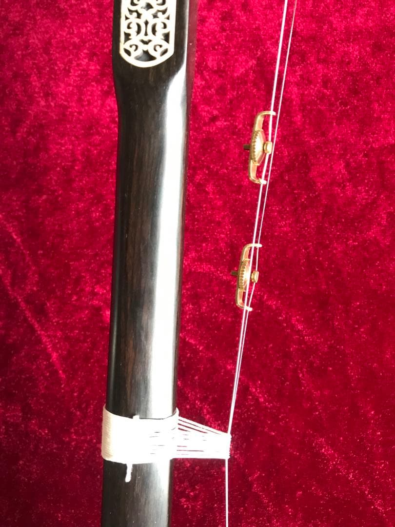 特価二胡★上級黒檀★古月琴坊・黄建洪製作★十年保証★必需品揃い★100％評価