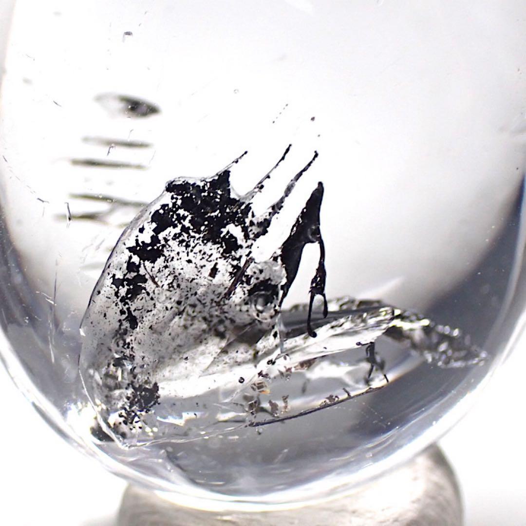 【ブラジル産】カーボンインクォーツ(ウォーターインクォーツ)