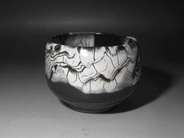 【セール】☆　清水卯一　蓬莱茶碗　飽きの来ない味わい深い一品です☆y425