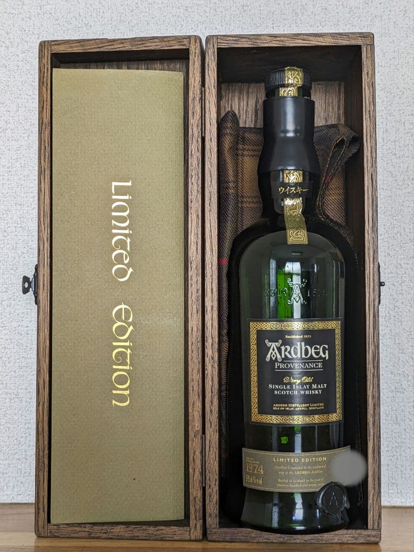 【希少！ウイスキー空き瓶・木箱付き】アードベッグ　プロヴナンス　1974