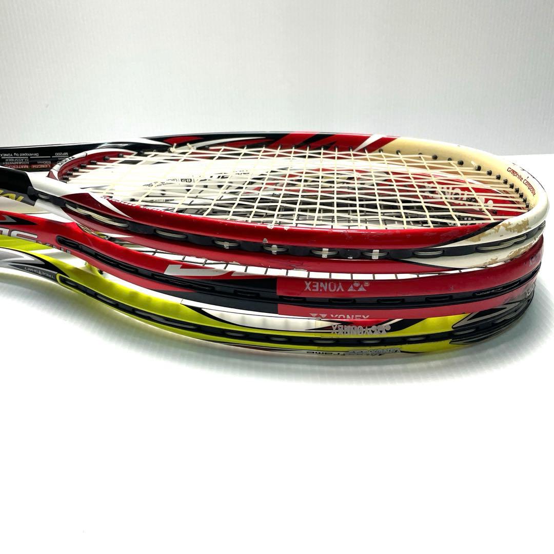 YONEX 軟式テニスラケット3本 NEXIGA70S MP200 iNX90S