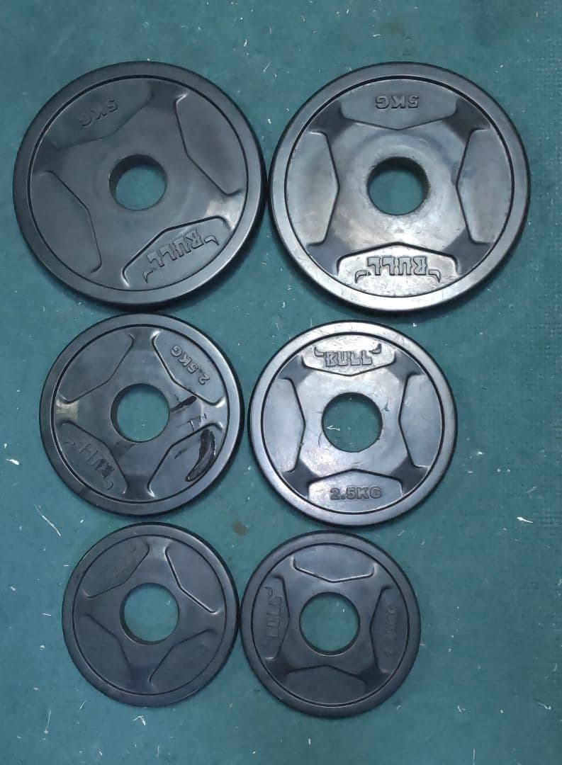 BULL 50mm 用 ラバープレート 67.5kgセット