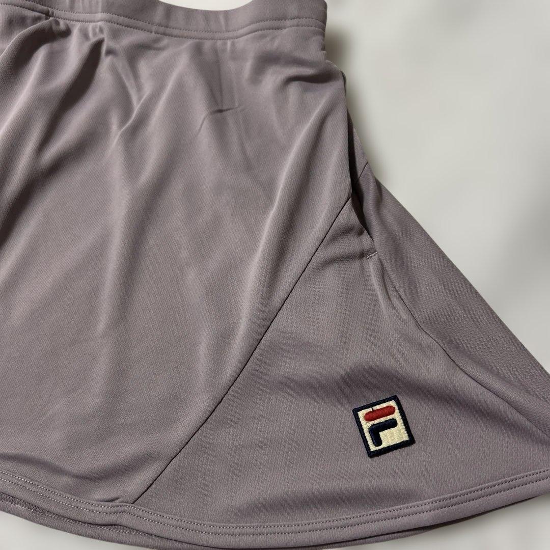 ☆新品タグ付き☆フィラテニス Ｍサイズスコート スモーキーアプリコット