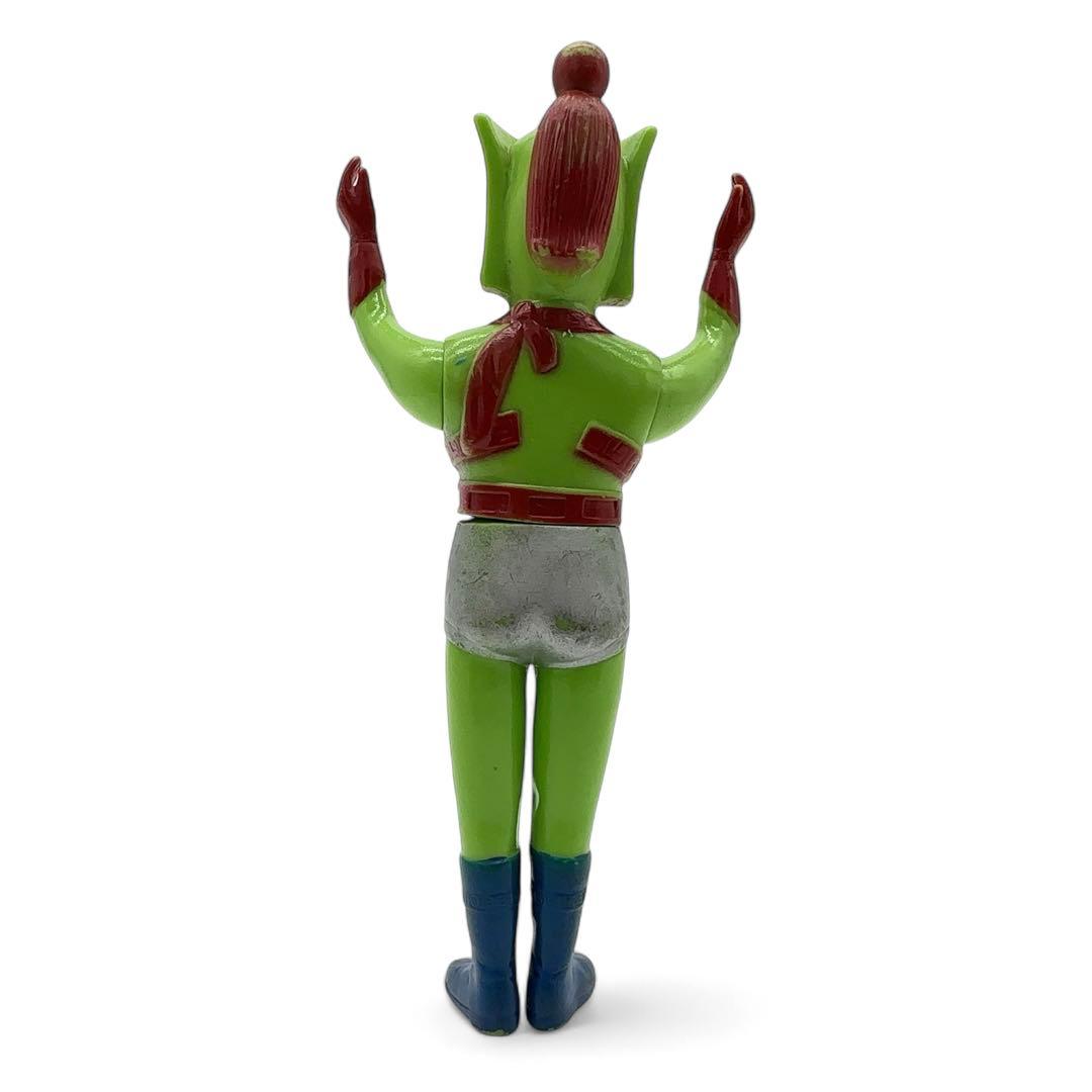 ウッド製 グリーンマン ミニ ソフビ ビンテージ 希少品