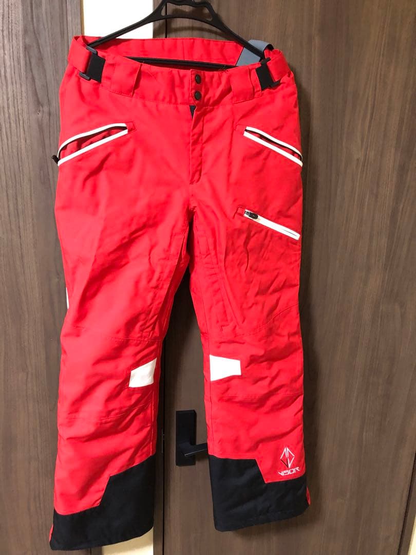 VISOR スキーウェア EU 50 (M) レッド/ブラック