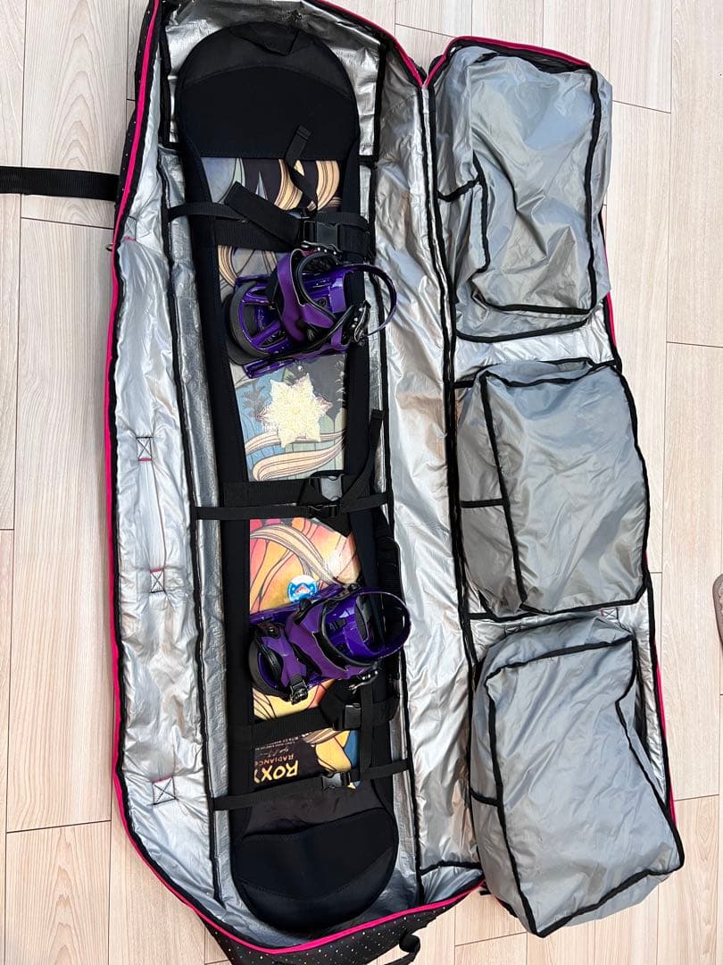 【⠀misato】ROXY スノーボード バッグウェア一式セット