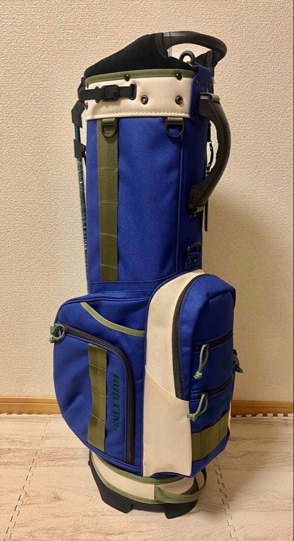 【新品】BRIEFING キャディバッグ CR-8 #02 ブルー×アイボリー