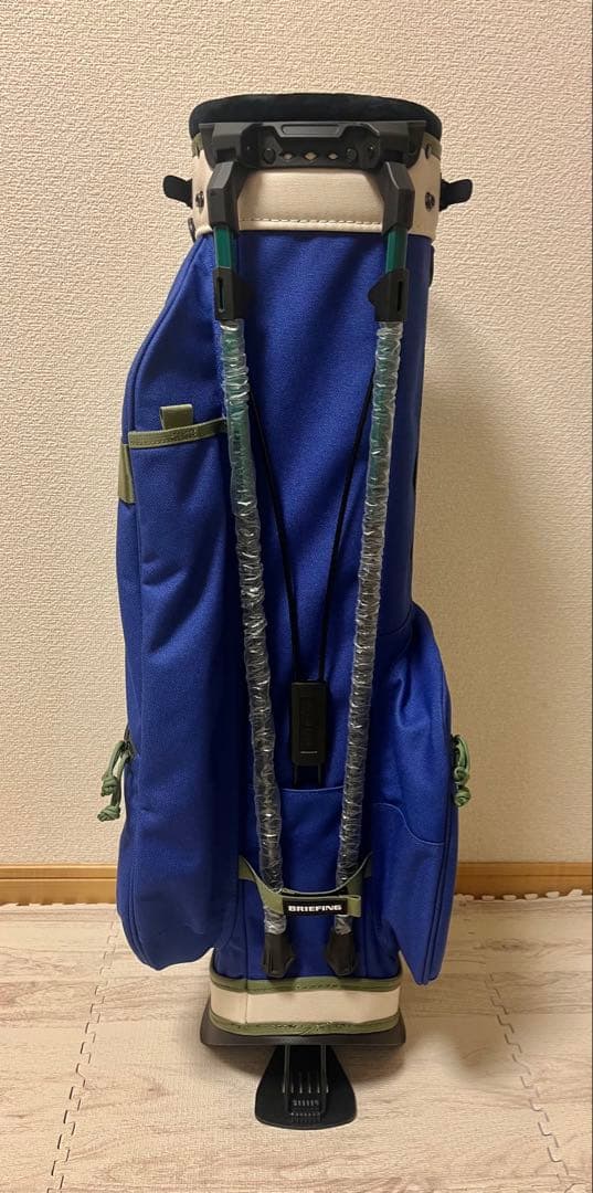 【新品】BRIEFING キャディバッグ CR-8 #02 ブルー×アイボリー